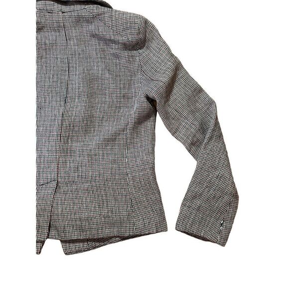 Free People Chess Blazer Garnet Linen Long Sleeve Single Button Closure Small - Picture 10 of 11